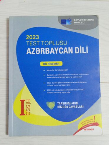 3d ручка в баку: 2023 Test Toplusu Azerbaycan Dili 1 ci hissə ( I Hissə ) Abituriyent /