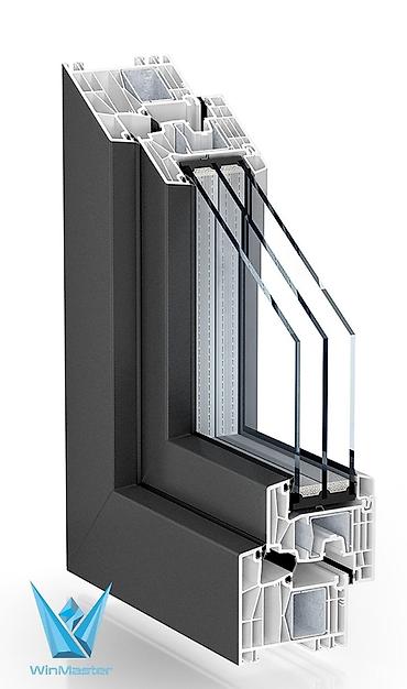 plasmas qapi: PVC profilindən hazırlanmış qeyri-standart formalı pəncərələr INSTA — 4