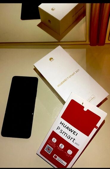 huawei p smart: Huawei P Smart, 128 GB, rəng - Qara, Sensor, İki sim kartlı, Face ID