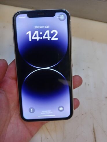 telefon zengleri 2024: IPhone 11, 64 GB, Ağ, Zəmanət, Barmaq izi, Simsiz şarj