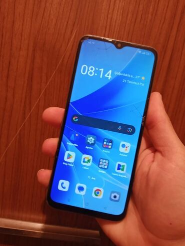 телефон fly mc170: Poco X3, 128 GB, rəng - Göy, Zəmanət, Düyməli, Sensor