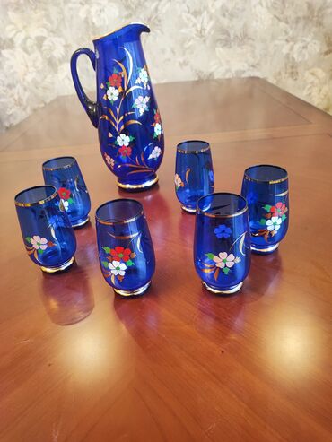 Qrafinlər və səhənglər: Rəng - Göy — 6