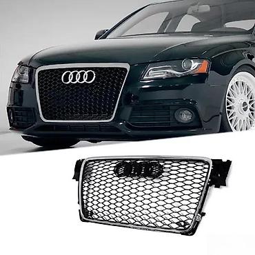 RS MASKA GRILL AUDI A4 B8 (1) - HROM | Prednja maska resetka RS LOOK