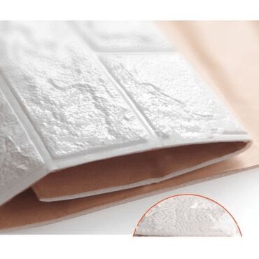 Tapete: 3D tapete bela cigla su samolepljivi paneli, koji će u svaki prostor — 1