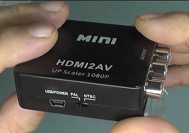 krosnı: HDMI / AV / RCA / VGA videoçevirici adapterlər: Köhnə CRT/ELT — 5