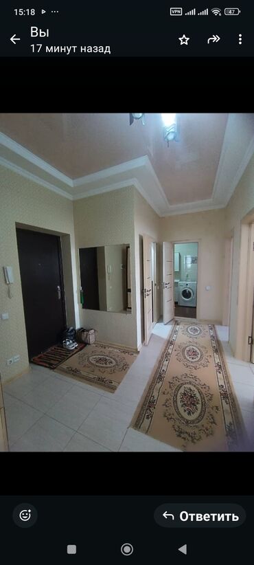 домкрат в аренду: 2 комнаты, 70 м², Элитка, 11 этаж, Евроремонт
