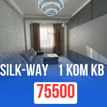 сдается квартира в бишкек: 1 бөлмө, 40 кв. м, Элитка, 10 кабат, Евроремонт