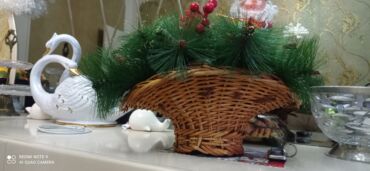 Yeni il oyuncaqları və bəzəkləri: Sebetde yeni dekoru,teze,12man — 3