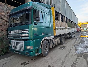 Коммерческий транспорт: Тягач, DAF, 2002 г., Бортовой — 2