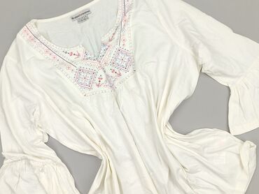 białe bluzki do stroju krakowskiego: Atlas for Women, Women's blouse, size 6XL (EU 52)