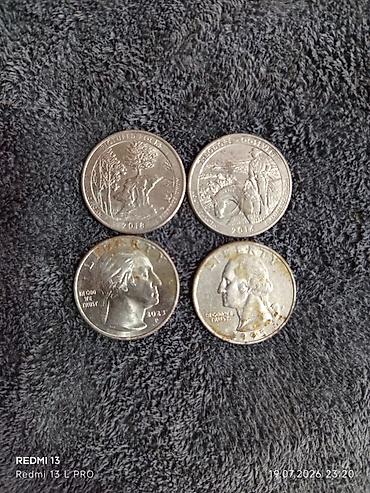 kohnə 1 dollar: 25 Sent, 2018 il, Vəziyyəti: Yaxşı — 1