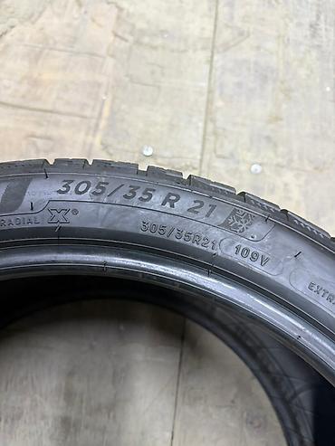 Шины: Шины 305 / 35 / R 21, Зима, Б/у, Комплект, Легковые, Германия, Michelin — 4