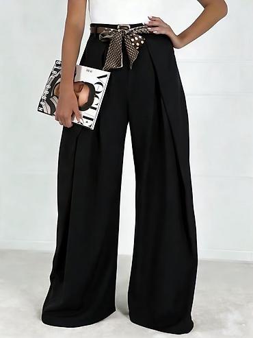 Pantalone: 🔥Ženske široke pantalone sa maramom/pojasom
✅2350 din — 8