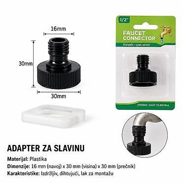 KMT 3/4 unutrašnji navoj – adapter/dispenzer za crevo Opis: Praktičan
