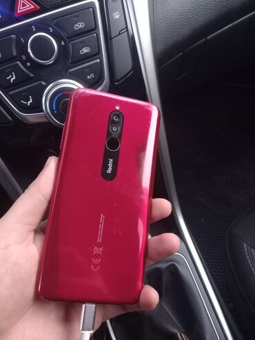 xiaomi mi: Xiaomi Mi 8, 64 ГБ, цвет - Красный, 
 Кнопочный, Сенсорный, Отпечаток пальца