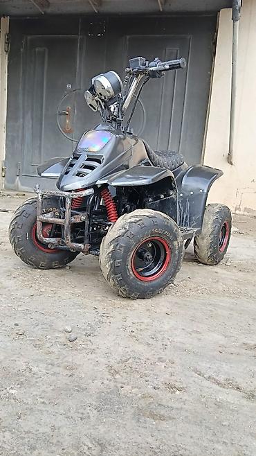 tz 4k 14: Qara rəngli mini ATV kvadrosikl - Kompakt off-road dizaynı, qalın — 3