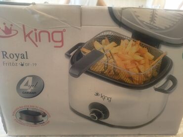 Mikrodalğalı sobalar: King Royal Fritöz DF-19 - Güc: 1500 W, 220–240 V, 50 Hz - Yağ