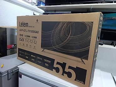 led tv: Телевизор Lelem Smart TV 55" (модель AVP-GTJ-TV35555A0) - Диагональ — 1