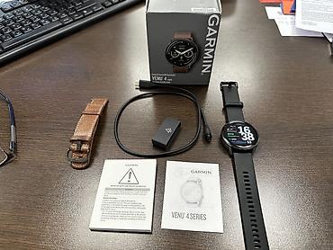 Garmin: Garmin Venu 4, 45 мм С дополнительным кожаным ремешком В идеальном — 5