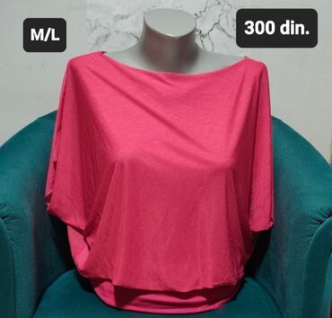 fishbone majice: 0101 Brand, M (EU 38), Jednobojni, bоја - Roze