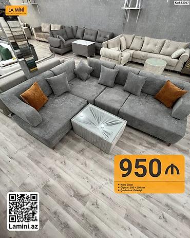La Mini – Künc Divan - Model kodu: 13067 - Ölçü: 300 × 200 sm - Rəng