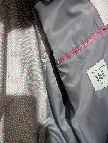 Костюмы: Пиджак Bachrach xxL - Цвет: светло‑серый с микропринтом. - Подкладка — 13