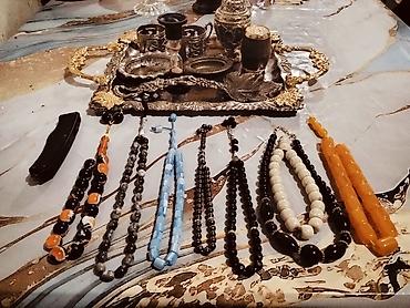 muncuqdan aksesuarlar: Kolleksiya: təsbeh və aksesuar dəsti - Müxtəlif material və — 7