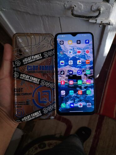 телефоны флай энерджи: Redmi 9T, 128 ГБ, цвет - Синий, Отпечаток пальца