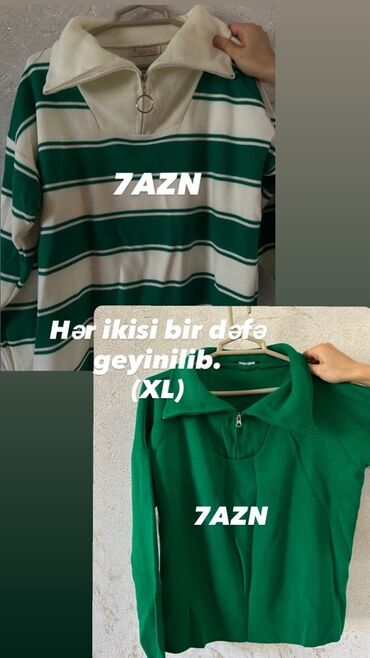 Sviterlər: Məhsul: 2 ədəd uzunqollu üst geyimi (XL) ENDİRİM OLACAQ! - Model 1