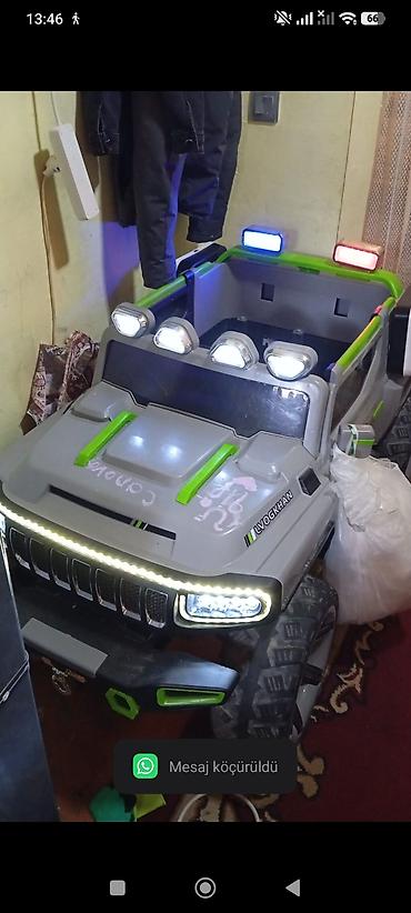 elektrikli uşaq maşını: Usaq masini 300 azn satilir‼️her bir seyi var pultu akkumliyatoru — 1