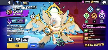 İncəsənət və kolleksiyalar: Brawl Stars hesabı. Hesabda şəkillərdə görünən əsas xüsusiyyətlər: - — 3