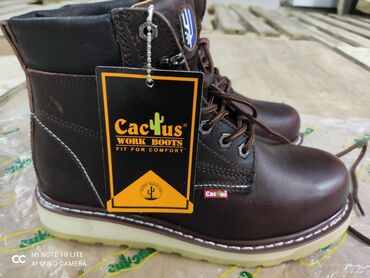 cactus jack: Ботинки из сша оригинал америка cactus usa натуральная кожа рантовые