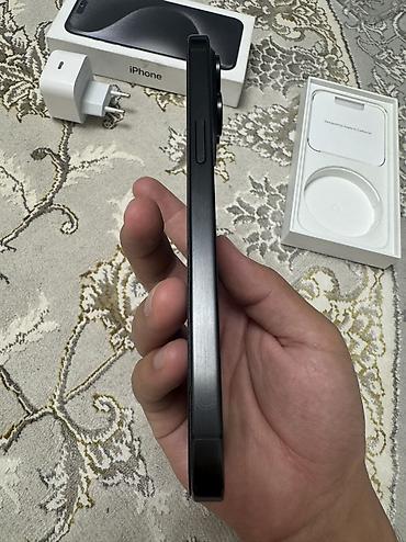 электрический машина: IPhone 15 Pro Max, Б/у, 256 ГБ, Black Titanium, Зарядное устройство, Защитное стекло, Чехол, 94 % — 4