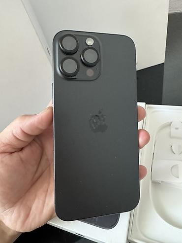 iphone 15 телефон: IPhone 15 Pro, Новый, 256 ГБ, Black Titanium, Коробка, В рассрочку, 90 % — 2