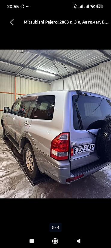 pajero 4: Mitsubishi Pajero: 2003 г., 3 л, Автомат, Бензин, Внедорожник — 1