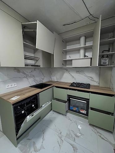 silver kitchen: Кухонный набор на заказ, 7–14 дней, Бесплатная доставка, Установка, сборка, Дизайн, проект, Гарантия — 6