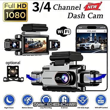 Videoreqistratorlar: 🎥3kameralı+wifili(2salon*360°+1ön)=45azn📽️ — 1