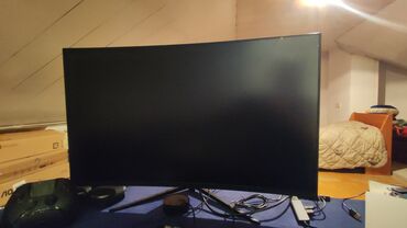 Monitorlar: 32 İnch 2K Gaming Monitor satılır Curved 165hz FastIPS panel CİDDİ