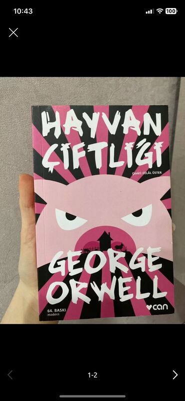 Bədii ədəbiyyat: HAYVAN ÇİFTLİYİ (GEORGE ORWELL) 5AZN YENIİDİR ÜSTÜNDƏ AYRACDA