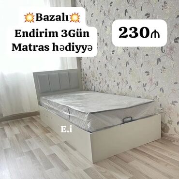 Çarpayılar: Yeni, Təknəfərlik çarpayı, Bazasız, Matras ilə, Siyirməsiz — 13