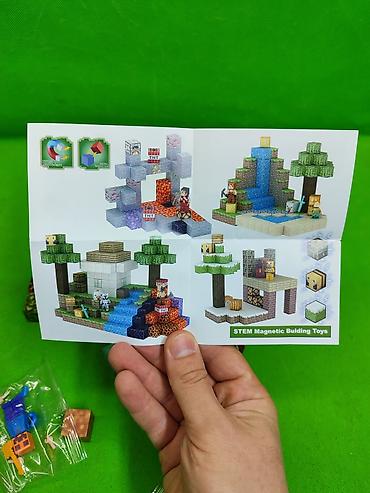 Игрушки: Майнкрафт конструктор магнитный для развития детей💫 Комплектация — 7