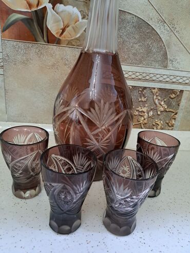 Rəng - Qəhvəyi, Xrustal, 5, 1 l, SSRİ