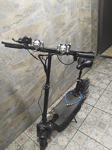 самокат bakida: Elektrik skuter, oturacaqlı və gücləndirilmiş işıqlandırma sistemi — 1