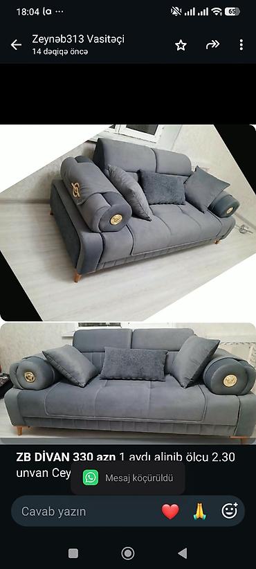*ZB* *DİVAN 330 azn* 1 aydı alinib ölcu 2.30 unvan Ceyranbatan lalafo.az -da *ZB* *DİVAN 330 azn* 1 aydı alinib ölcu 2.30 unvan Ceyranbatan