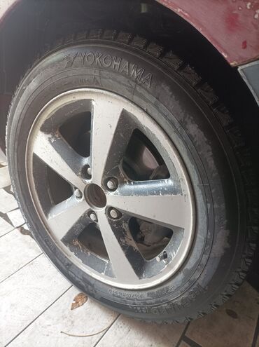 шины шипы: Колеса в сборе 205 / 60 / R 16, Зима, Б/у, Комплект, Легковые, Литые, отверстий - 4