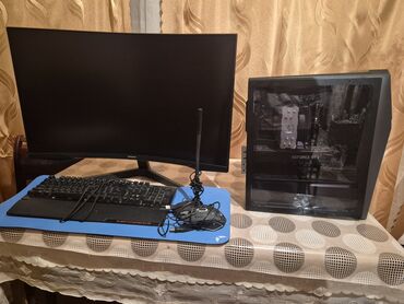 kompyuter keysi: Salam! Kompyuter + Monitor ve aksessuarlar satilir(klaviatura