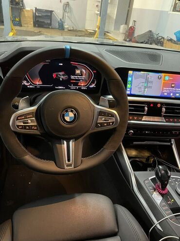 128 стиль bmw: BMW avtomobili üçün dəri sükan. Sürüşməyə qarşı materialdan