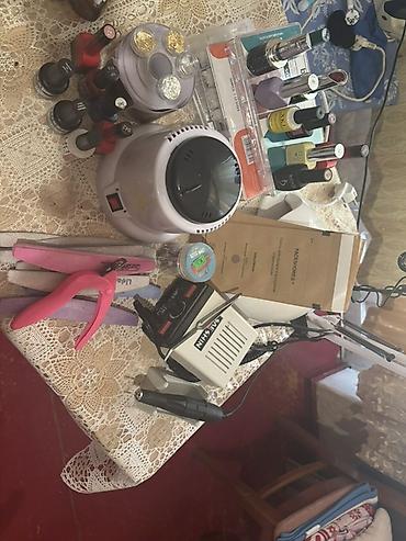 Manikür, pedikür aparatları: Manikür üçün peşəkar set Tərkib: - SUNUV SUN5 Plus UV/LED lampa — 6