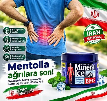 jeven brus libido: Məhsul: Mineral Ice BMS – Soyuducu Gel Xüsusiyyətlər: - Mentollu — 1