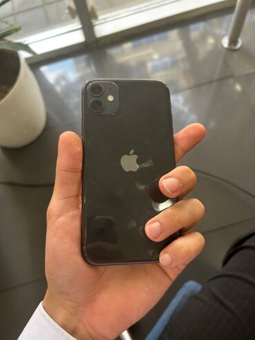 Apple iPhone: IPhone 11, 128 ГБ, Черный, Гарантия, Отпечаток пальца, Беспроводная зарядка